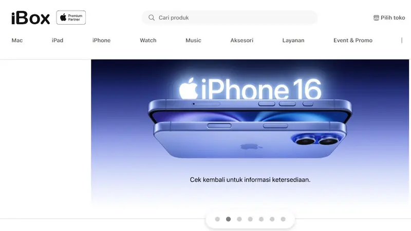 iPhone 16 sudah mejeng di website iBox, bakal segera masuk ke Indonesia?