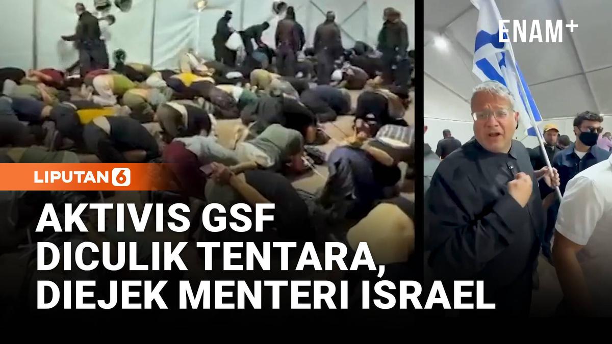 Dikecam Dunia, Aktivis Global Sumud Flotilla Disiksa Tentara &amp; Diejek Menteri Israel