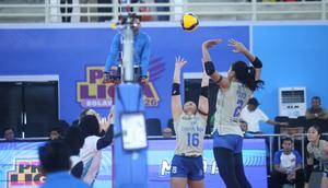 Bandung bjb Tandamata dikalahkan Jakarta Electric PLN Mobile pada pekan kedua putaran 1 Proliga 2026 di GOR Voli Indoor Sport Center, Deli Serdang, Sumatera Utara, Sabtu (17/1). (foto: PBVSI)