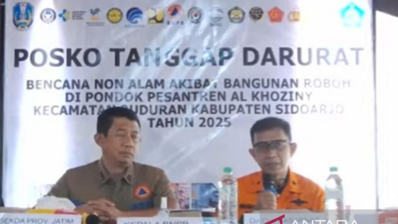 Hari Keenam, Basarnas Perketat Koordinasi Alat Berat dalam Pencarian Santri Al Khoziny di Sidoarjo