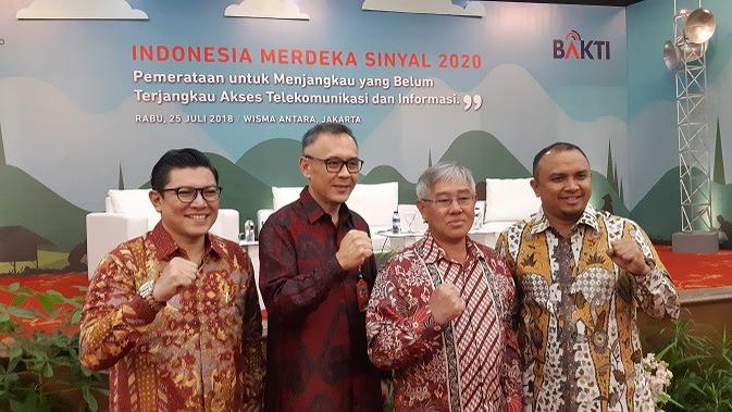 Media Gathering Indonesia Merdeka Sinyal (liputan6.com/Agustinus M.Damar)