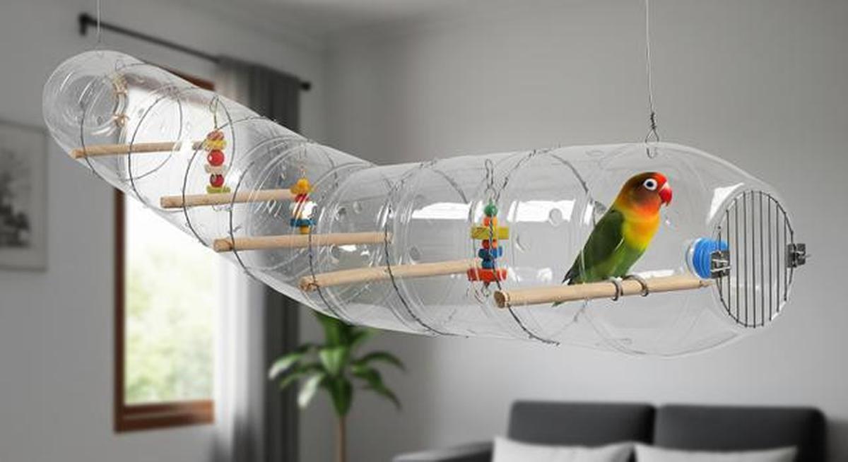 8 Desain Kandang Lovebird dari Botol Bekas, Kreatif dan Hemat Biaya