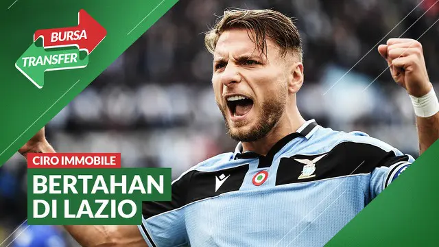 VIDEO Bursa Transfer: Tampil Impresif Musim Lalu, Ciro Immobile Diikat Lazio Hingga 2025