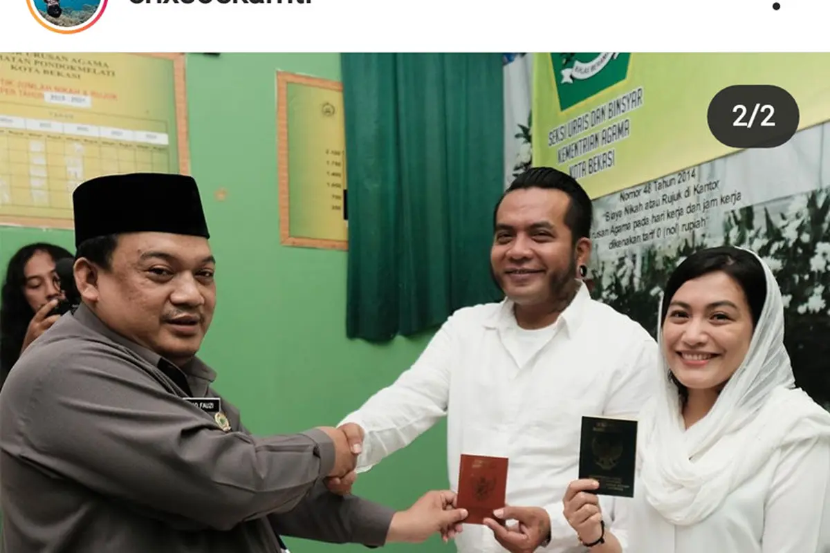 Erix Soekamti Resmi Menikah