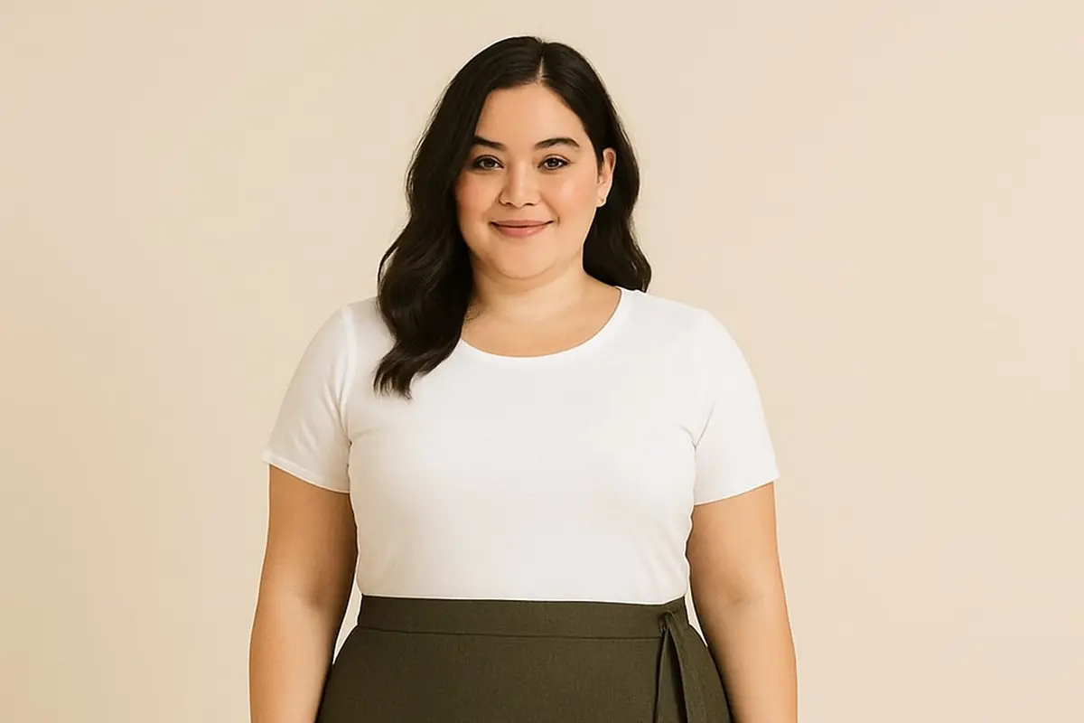 Contoh Rok Panjang untuk Orang Plus Size dan Tidak Terlalu Tinggi