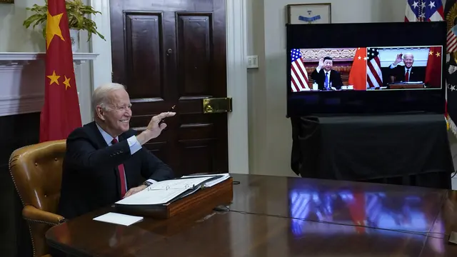 Pertemuan Virtual Joe Biden dan Xi Jinping