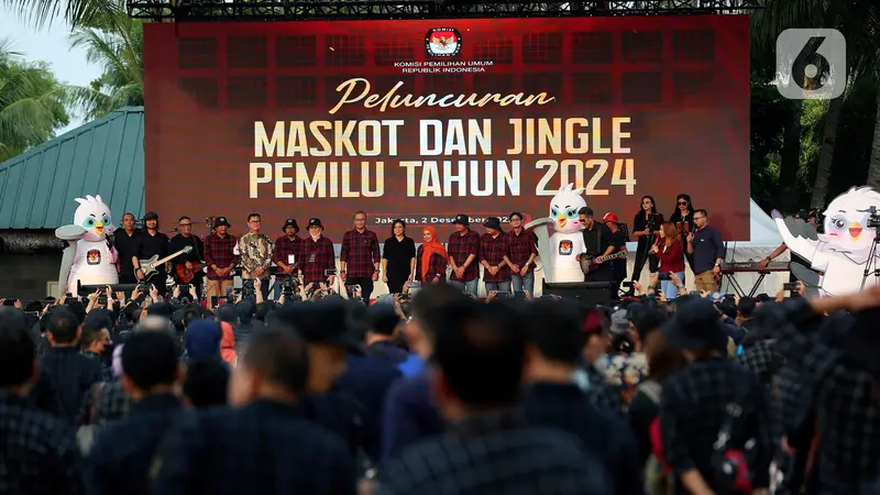 KPU Luncurkan Maskot dan Jingle Pemilu 2024