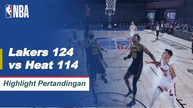 VIDEO: Duet LeBron James dan Anthony Davis Bawa LA Lakers Raih Kemenangan atas Miami Heat di Gim Kedua Final NBA 2020