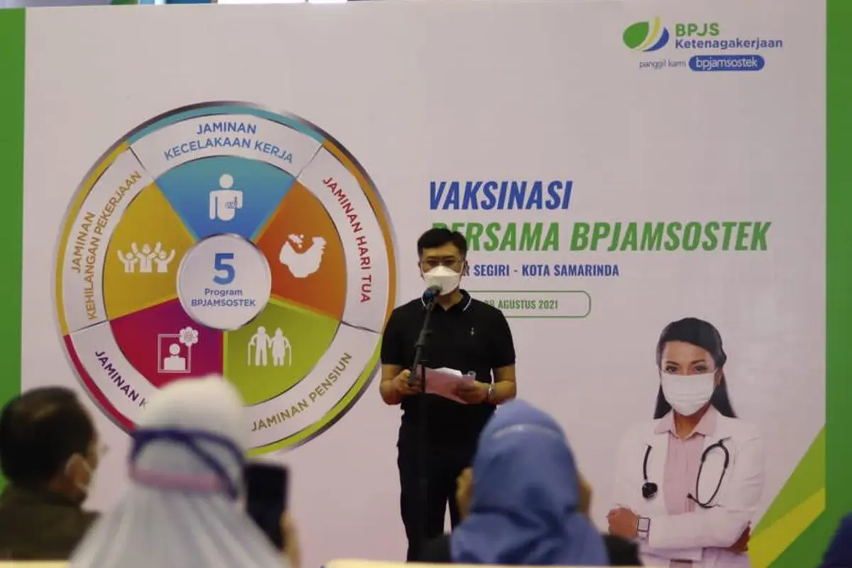 Terus Dorong Herd Immunity, BPJS Ketenagakerjaan Lakukan Vaksinasi untuk Pekerja di Samarinda
