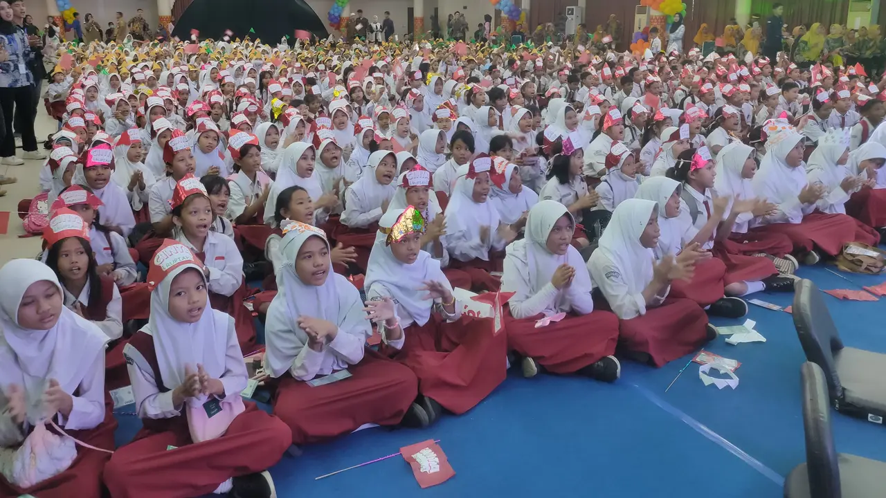 Bank Indonesia Bareng Kampung Dongeng Sumsel Edukasi Cinta Rupiah ke Pelajar