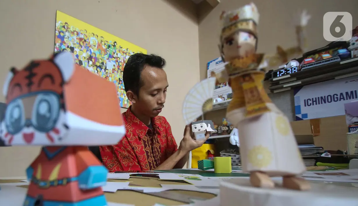 Usaha model kertas ini mulai berkembang pesat. (Liputan6.com/Angga Yuniar)