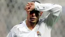 Ronaldo Nazario adalah salah satu penyerang terhebat pada masanya. Pemain asal Brasil tersebut pernah membela klub-klub besar seperti, Barcelona, ​​Inter Milan, dan Real Madrid. Dengan sejumlah perestasi gemilangnya, Ronaldo ternyata tak pernah meraih gelar Liga Champions. (AFP/Javier Soriano)