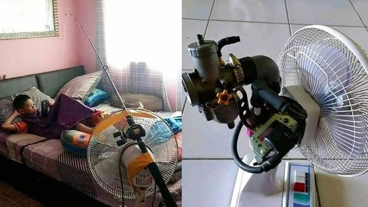 6 Potret Kipas Angin Unik, Modifikasinya Bikin Geleng Kepala