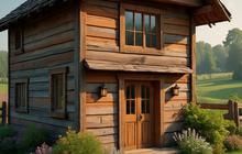 7 Desain Rumah Kayu 4x6 Ala Pedesaan yang Cantik dan Adem Dihuni, Biaya Relatif Terjangkau