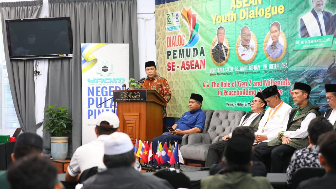 Dialog yang menggandeng Gen Z dan Milenial untuk terlibat dalam misi perdamaian dunia di University Sains Malaysia (USM), Penang, Malaysia, Senin (27/5/2024). (Dok. JIC)