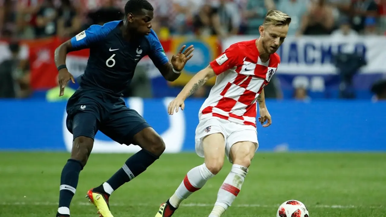 Gelandang timnas Kroasia, Ivan Rakitic.