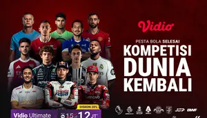 Three Lions Ada Juga di Vidio Amankan Paketmu Sekarang!