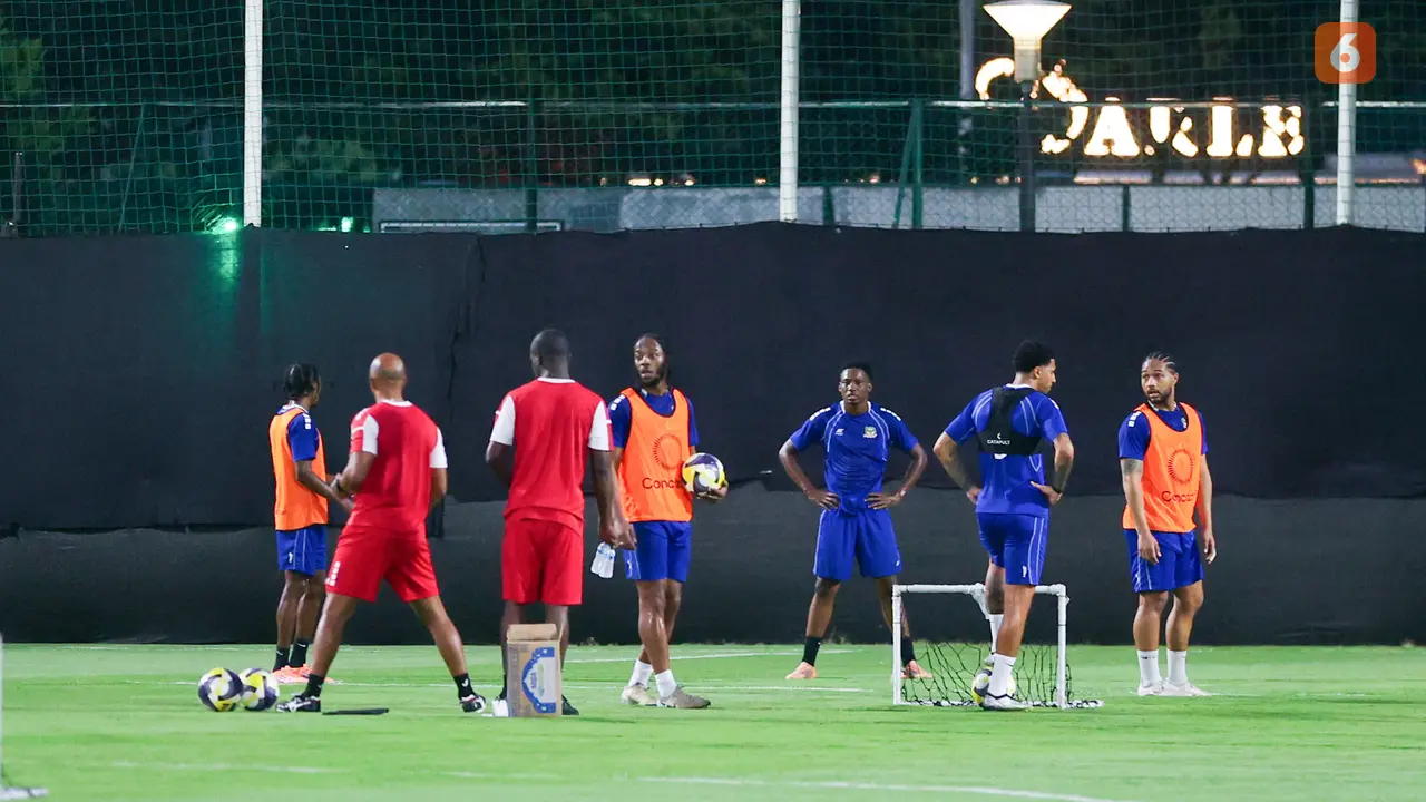 Foto: Mengintip Sesi Latihan Saint Kitts and Nevis Jelang Lawan Timnas Indonesia di FIFA Series 2026