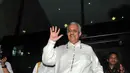 Ketua DPRD Sumatera Utara Ajib Shah usai menjalani pemeriksaan di Gedung KPK, Jakarta, Jumat (6/11). Ajib Shah diperiksa sebagai saksi untuk tersangka Gubernur Sumut nonaktif Gatot Pujo Nugroho terkait kasus suap DPRD Sumut. (Liputan6.com/Helmi Afandi)