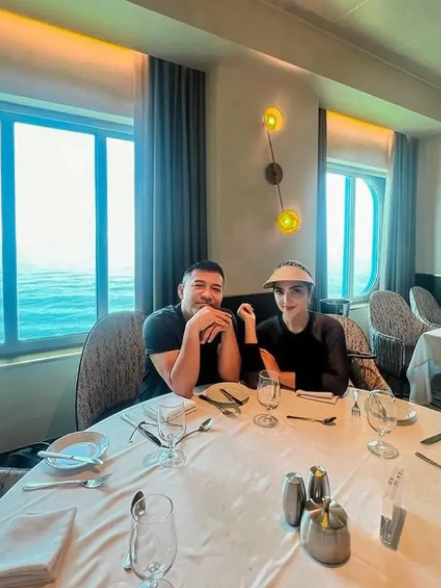 Ashanty dan keluarga naik cruise mewah (Instagram/ashanty_ash)