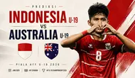 Cover prediksi Timnas Indonesia U-19 Vs Australia U-19 - Piala AFF U-19 2026.