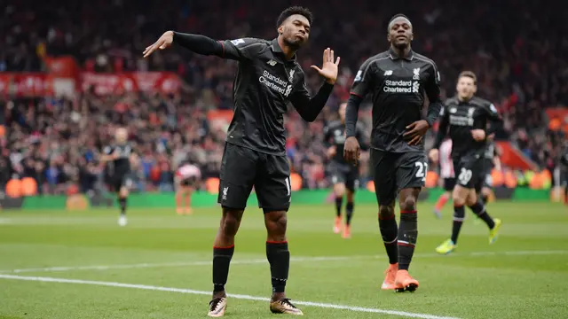 Penyerang Liverpool, Daniel Sturridge.