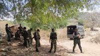 Aparat TNI-Polri siaga di lokasi penembakan warga NTT di wilayah perbatasan RI-Timor Leste