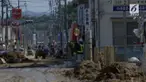Korban tewas akibat banjir bandang disertai tanah longsor di Jepang, yang disebabkan hujan deras selama sejak pekan lalu terus meningkat..