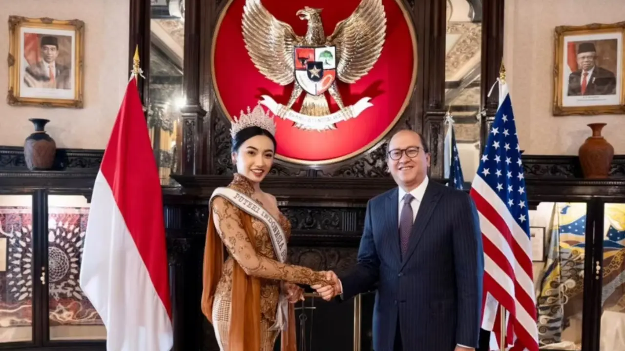Putri Sumatera Utara, Sarah Panjaitan, menjadi duta pariwisata di AS.