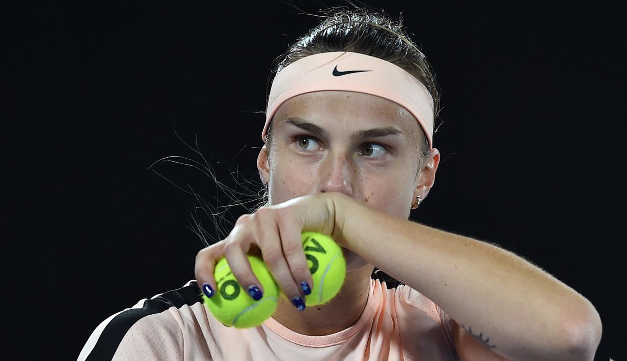 FOTO Warna warni Cat  Kuku  Para Petenis Cantik Australia 