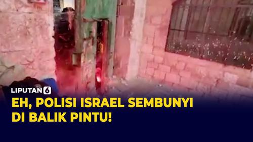 VIDEO: Lihat, Lemparan Batu Lawan Polisi Israel Bersenjata Lengkap