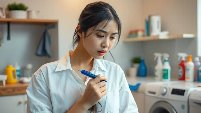 cara menghilangkan noda pulpen di baju
