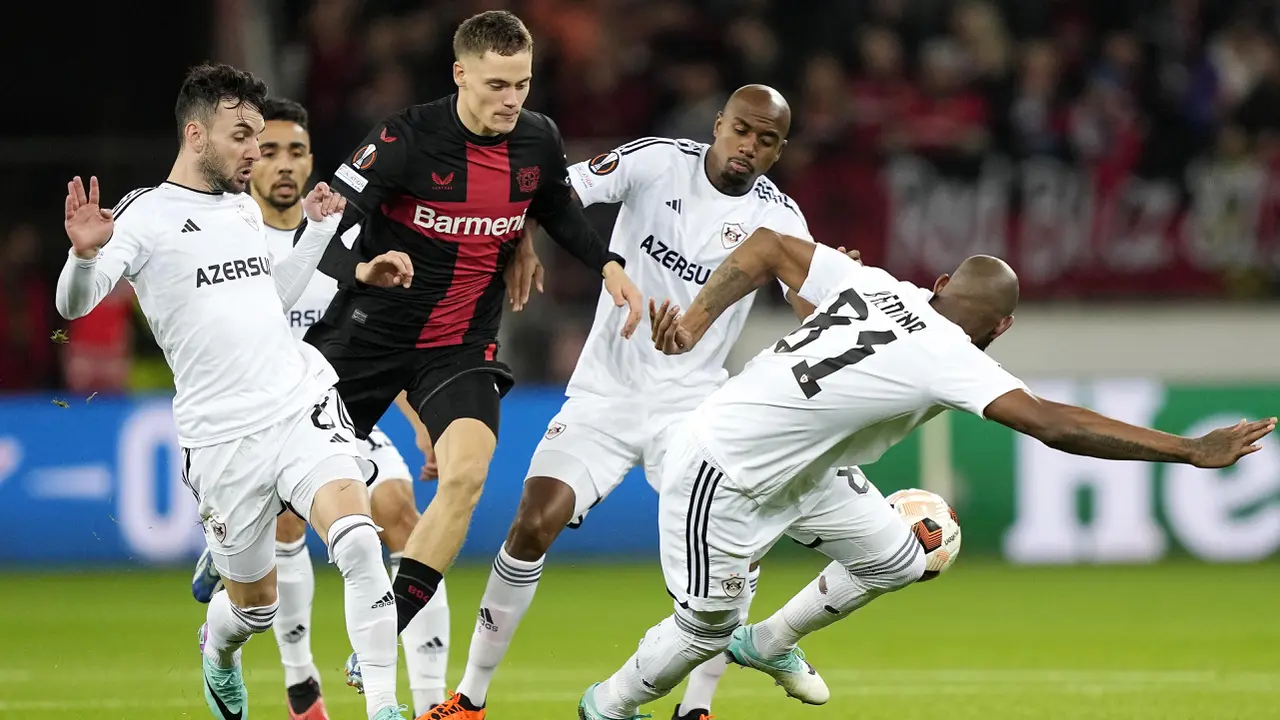 Foto: Sinar Florian Wirtz Bersama Bayer Leverkusen, Pesta Gol ke Gawang Qarabag di Liga Europa