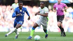 The Cityzens sukses menambah poin dalam laga-laga krusial untuk perebutan gelar juara Liga Inggris musim ini. (AP Photo/Ian Walton)