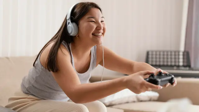 Playing Video Game