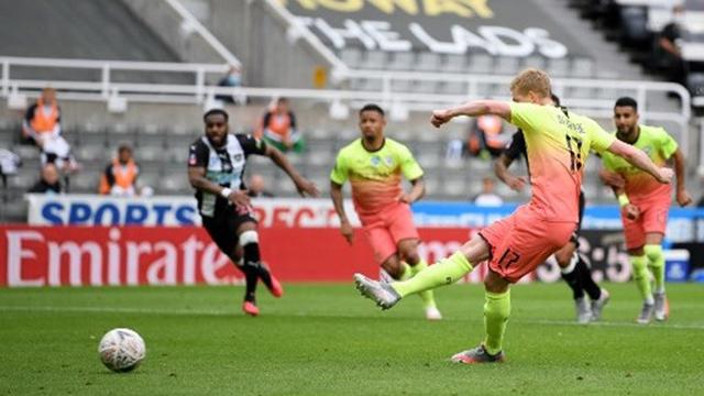 Gelandang Manchester City, Kevin De Bruyne (SHAUN BOTTERILL / POOL / AFP)