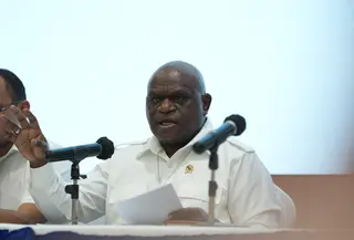 Menteri Hak Asasi Manusia Natalius Pigai. (Foto: Tim Humas Kementerian HAM)