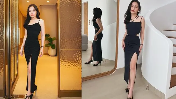 Pesona Prilly Latuconsina dengan Gaun Slimfit Pamerkan Body Goalsnya, Cantik Banget