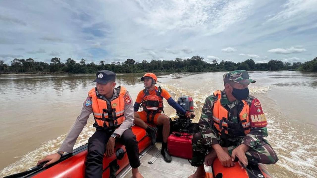 Pencarian Pria Hanyut di Sungai Kahayan, Basarnas Palangka Raya Terus Sisir Arus Deras