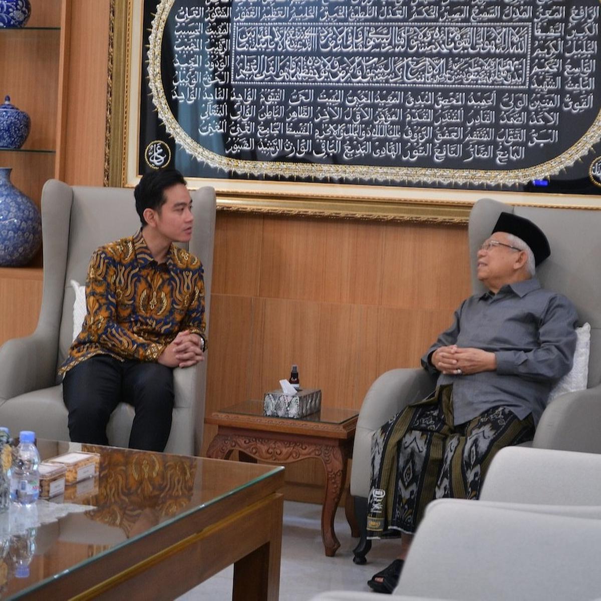 Wapres Gibran Silaturahmi ke Ma’ruf Amin di Depok