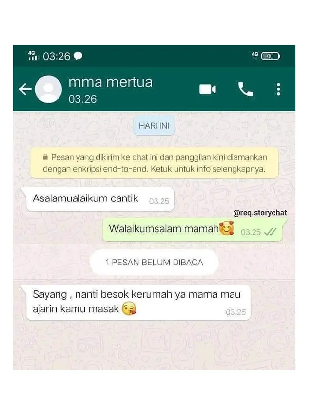 6 Chat Ibu Mertua dengan Mantunya Ini Bikin Senyum, Bak Anak Kandung Sendiri
