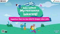 Dapatkan tiket Pertamina Eco RunFest 2025 dan Energizing Music Festival 2025 secara gratis.