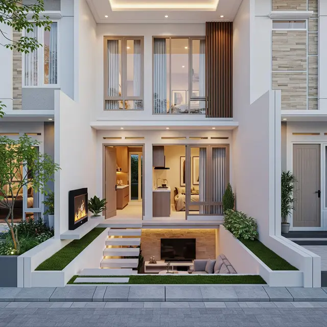 Konsep Split Level untuk Rumah Sempit Modern