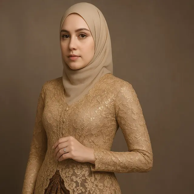 7 Inspirasi Padu Padan Hijab dengan Kebaya Klasik, Lengkap dengan Cincin & Aksesori Elegan