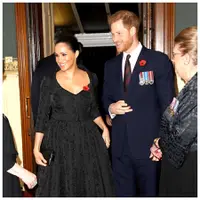 Meghan Markle dan Pangeran Harry saat menghadiri Festival Peringatan Royal British Legion tahunan untuk memperingati orang yang meninggal karena konflik. (sumber : Instagram @sussexroyal)