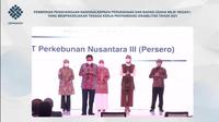 Holding Perkebunan Nusantara PTPN III (Persero) menuai apresiasi sebagai Badan Usaha Milik Negara (BUMN) yang mempekerjakan Penyandang Disabilitas Tahun 2021.