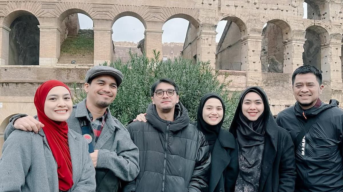 Serunya Oki Setiana Dewi Tempuh Perjalanan 2 Jam dari Mesir ke Italia, Demi Temani Distributor Propolis