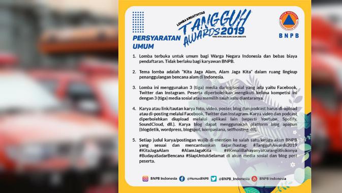 Tangguh Award 2019 BNPB
