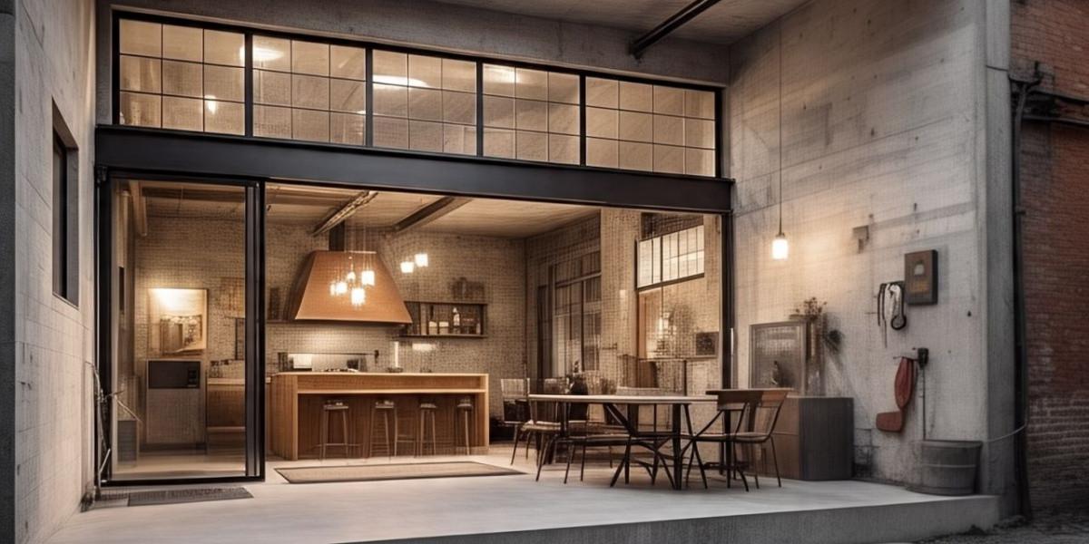 Ilustrasi Konsep Rumah Industrial Minimalis
