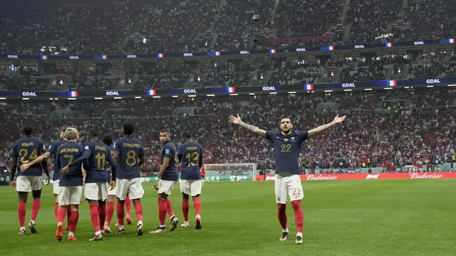 Prancis Melaju ke Final Piala Dunia 2022 Usai Kalahkan Maroko